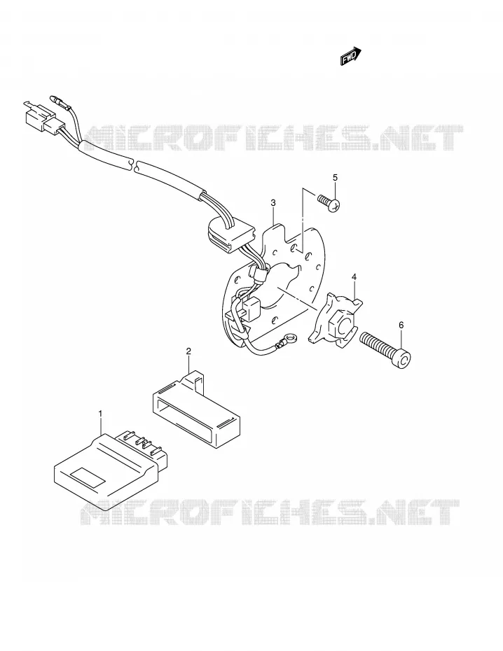 ALTERNATEUR (MODELE K4) Suzuki MOTO 600 BANDIT 2000  GSF600UY(E2)
