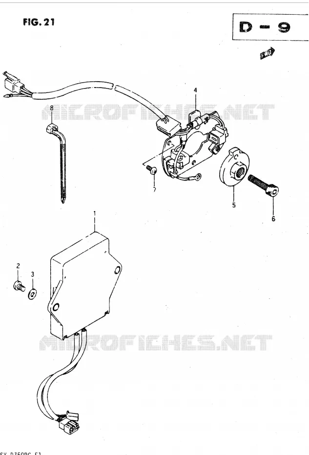 ALTERNATEUR Suzuki MOTO 750 GSX-R 1986  GSX-R750RG