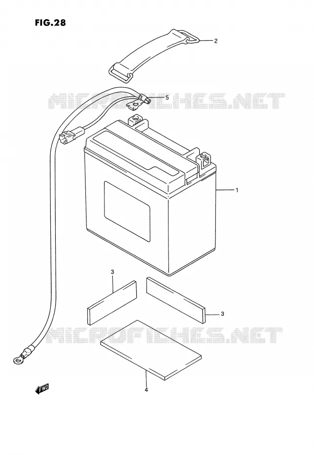 BATTERIE Suzuki MOTO 1100 GSX-G 1992  GSX1100GN(E2)