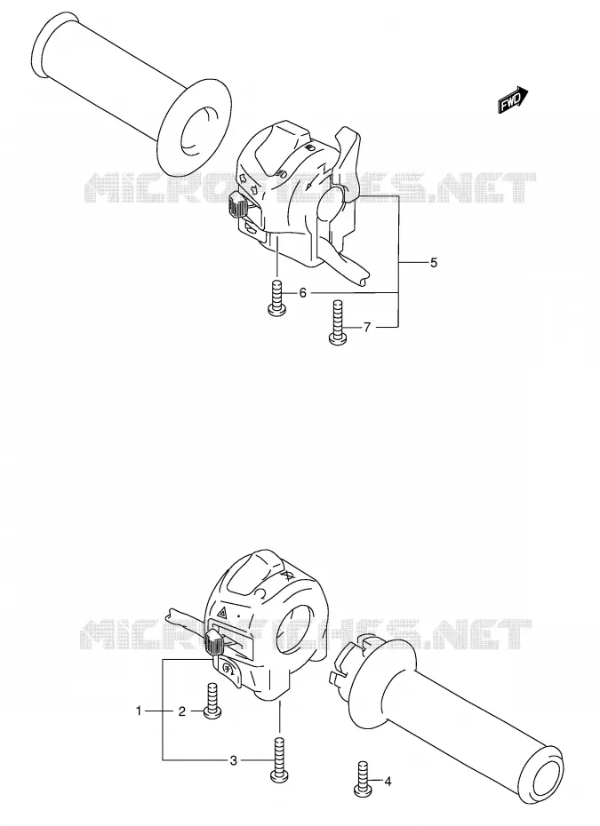COMMODOS (GSF1200K3/K4/ZK4/K5/ZK5) Suzuki MOTO 1200 BANDIT 2003  GSF1200SK3(E2)