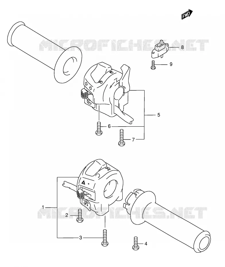 COMMODOS (GSF600K3/K4/UK3/UK4/ZK4) Suzuki MOTO 600 BANDIT 2002  GSF600K2(E2)
