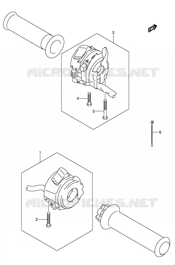 COMMODOS Suzuki MOTO 650 BANDIT 2006  GSF650UK6(E2)