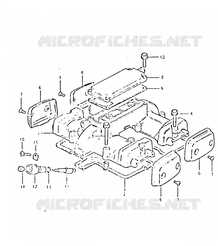 COUVERCLE DE CULASSE Suzuki MOTO 400 GSX 1981  GSX400LX(T/X)