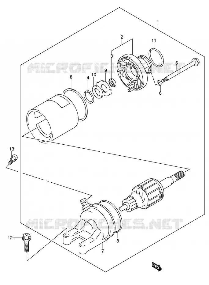 DEMARREUR Suzuki MOTO 650 BANDIT 2006  GSF650UAK6(E2)