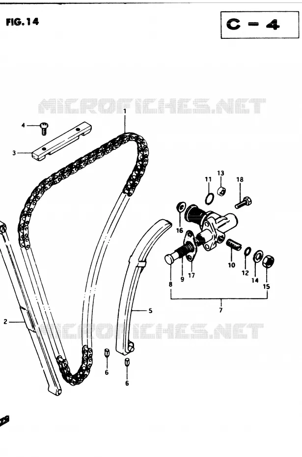 DISTRIBUTION (MODELE Z) Suzuki MOTO 250 GSX 1983  GSX250D(Z/D)