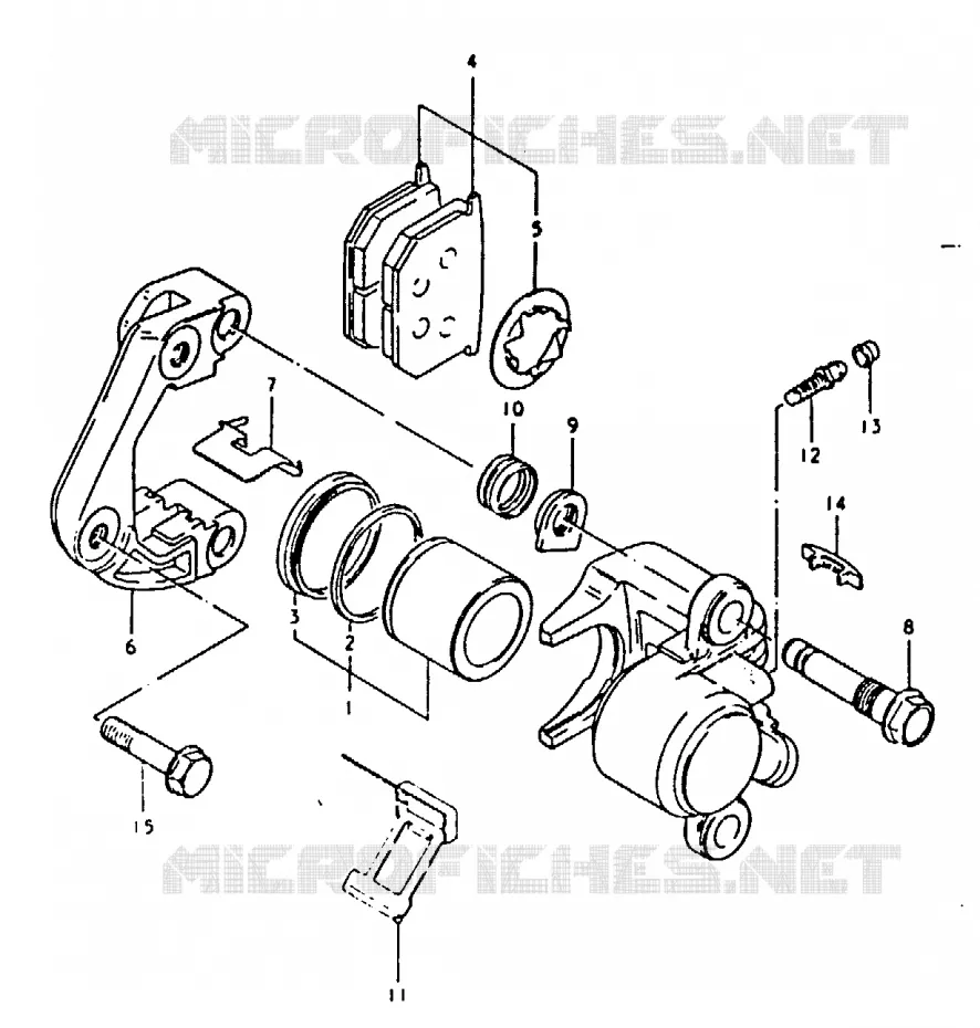 ETRIER DE FREIN AVANT Suzuki MOTO 1100 GSX-E 1980  GSX1100ET(T/X)