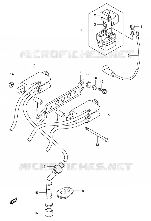 PARTIE ELECTRIQUE Suzuki MOTO 650 BANDIT 2006  GSF650SUK6(E2)