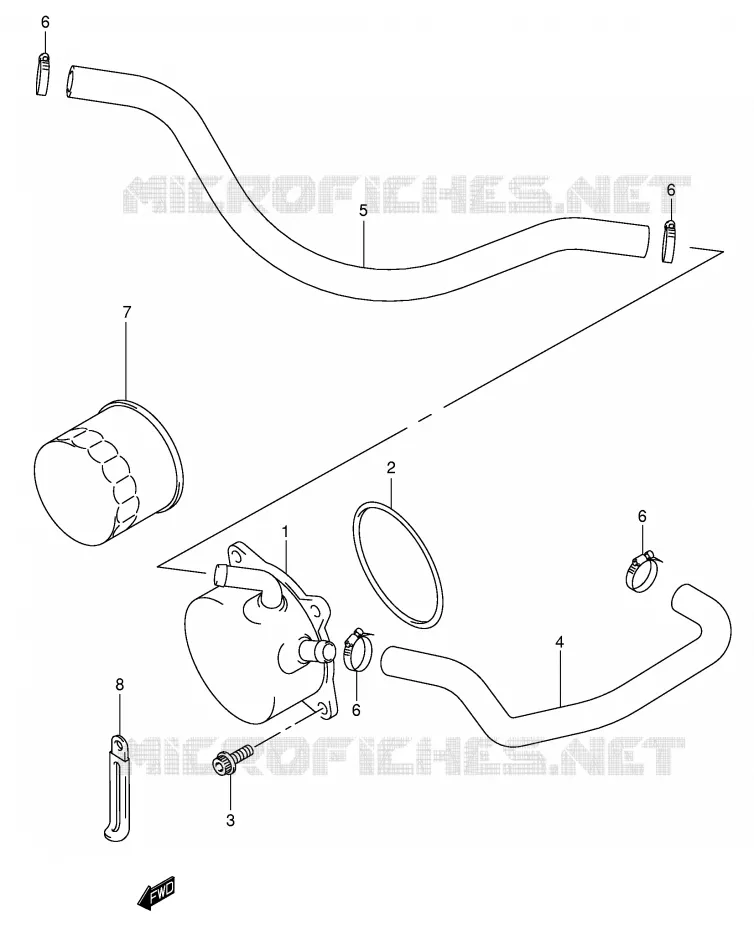 RADIATEUR D'HUILE Suzuki MOTO 600 GSX-R 2001  GSX-R600U1K1(E2)