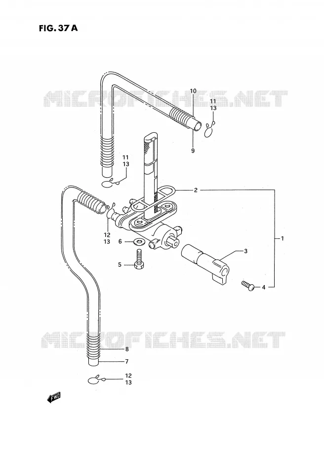 ROBINET D'ESSENCE (MODELE R/S) Suzuki MOTO 750 GSX-R 1992  GSX-R750WN(E2)