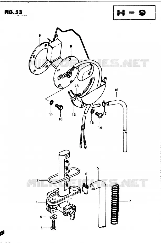 ROBINET D'ESSENCE Suzuki MOTO 250 GSX 1982  GSX250Z(Z/D)