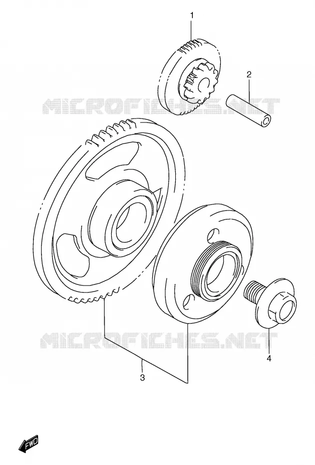 ROUE LIBRE DE DEMARREUR Suzuki MOTO 1200 BANDIT 2000  GSF1200Y(E2)