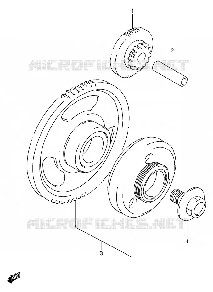 ROUE LIBRE DE DEMARREUR Suzuki MOTO 600 BANDIT 1995  GSF600S/GSF600US
