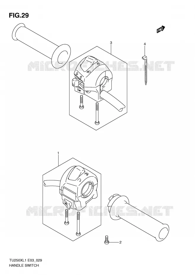 COMMODOS Suzuki MOTO 250 TU 2011  TU250XL1(E3)