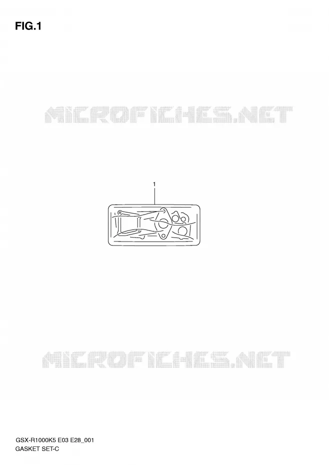 KIT JOINTS Suzuki MOTO 1000 GSX-R 2006  GSX-R1000 K6(E33)