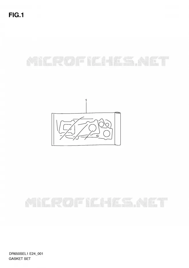 KIT JOINTS Suzuki MOTO 650 DR 2011  DR650SE L1(E24)