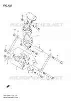 BIELLETTE DE SUSPENSION ARRIERE (GSX1300RL1 E2) pour Suzuki HAYABUSA 1300 2011