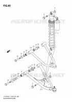 BRAS DE SUPENSION (LT Z400ZL1 E33) pour Suzuki QUADSPORT 400 2011