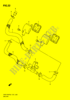 SYSTEME RECYCLAGE GAZ ECHAPPEMENT pour Suzuki GSX-F 1250 2012