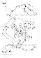 SYSTÈME DE RECYCLAGE VAPEURS CARBURANT (GSX650FL1 E33) pour Suzuki GSX-F 650 2011