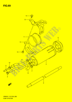 SYSTÈME DE RECYCLAGE VAPEURS CARBURANT (AN650AL1 E33) pour Suzuki BURGMAN 650 2011