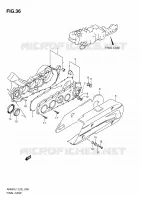 CARTER TRANSMISSION (AN650AL1 E51) pour Suzuki BURGMAN 650 2011