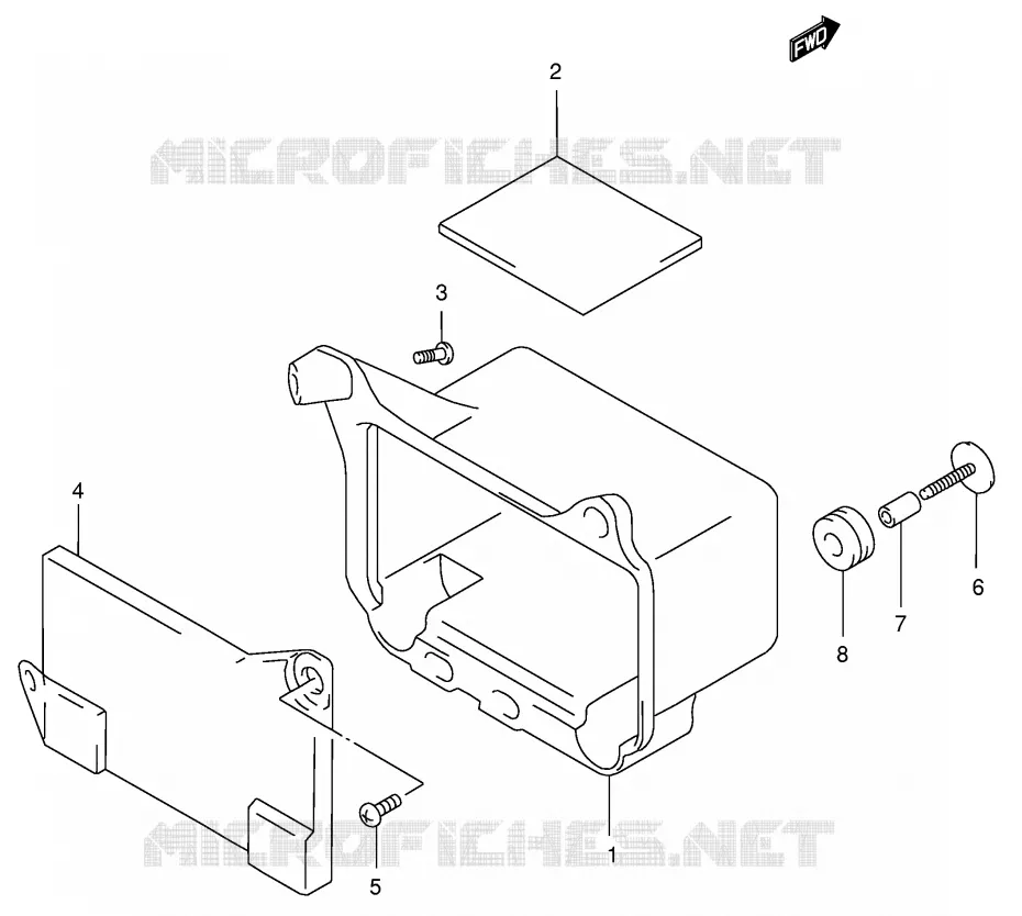 SUPPORT BATTERIE Suzuki SCOOTER 400 BURGMAN 2002  AN400K2(E2)