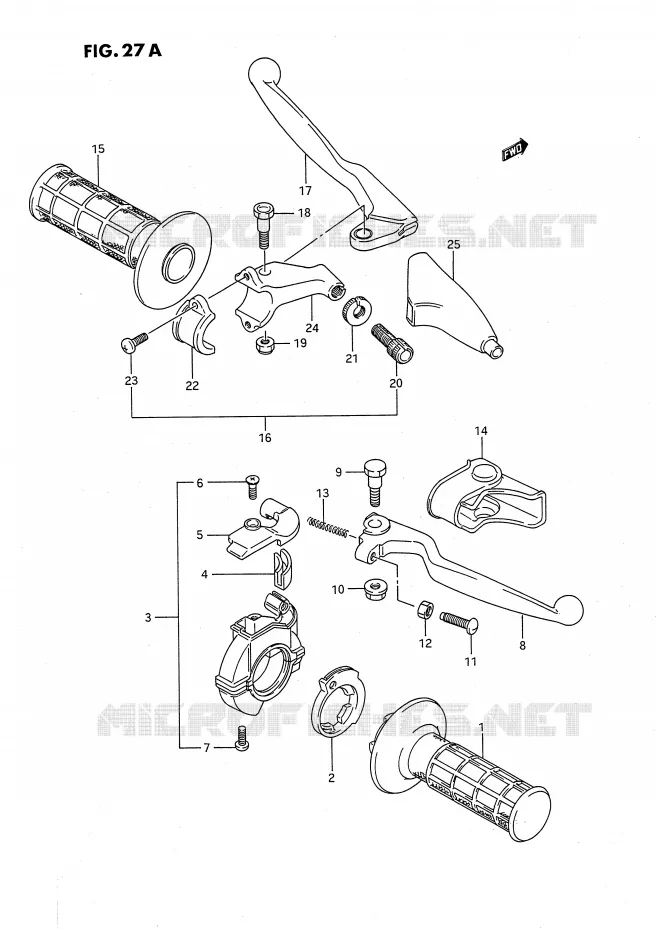 COMMODOS (MODELE K/L/M/N/P/R/S) Suzuki MOTO 80 RM 1991  RM80M(E24)