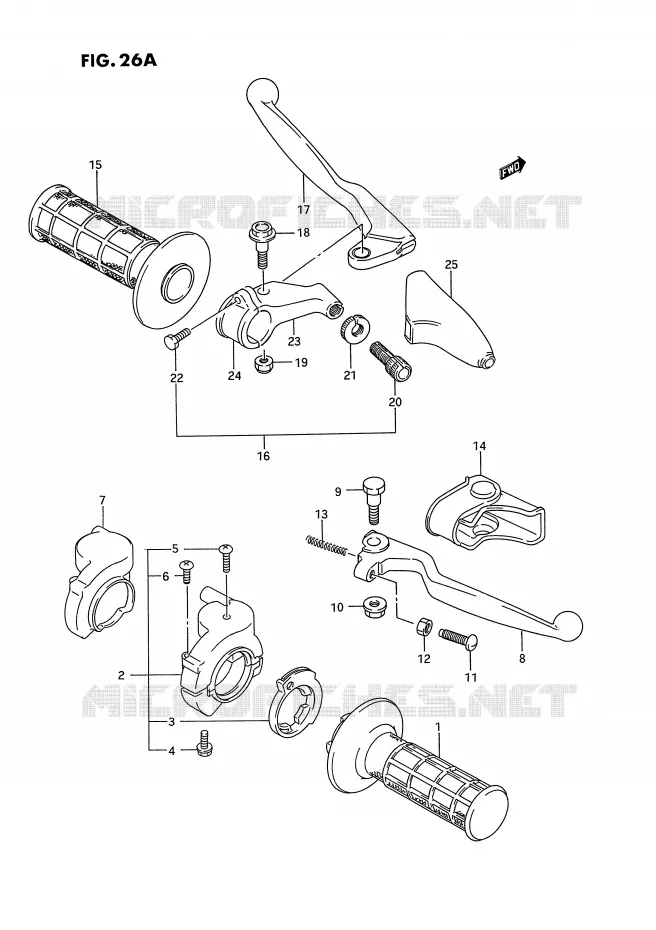 COMMODOS (MODELE S) Suzuki MOTO 250 RM-250 1995  RM250S(E3)