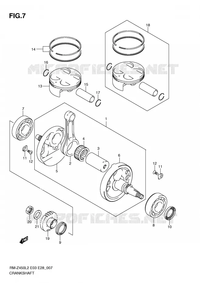 VILEBREQUIN Suzuki MOTO 450 RM-Z 2012  RM-Z450L2(E3)