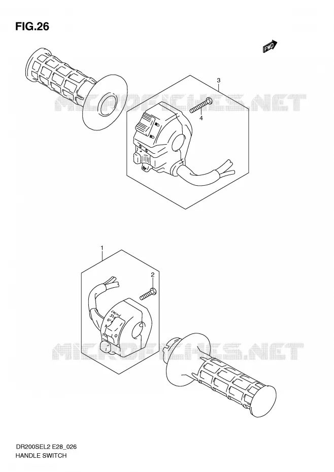 COMMODOS Suzuki MOTO 200 DR 2012  DR200SEL2(E28)