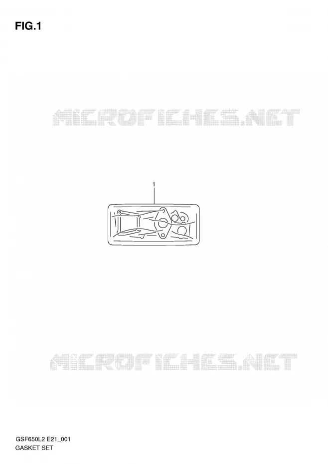 KIT JOINTS Suzuki MOTO 650 BANDIT 2014  GSF650SAL2(E21)