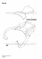 PORTE PAQUET (DL650AL2 E28) pour Suzuki V-STROM 650 2012