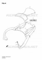 PORTE PAQUET (DL650AL2 E33) pour Suzuki V-STROM 650 2012