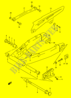 BRAS OSCILLANT ARRIERE (GSF1200SAV) pour Suzuki BANDIT 1200 1996