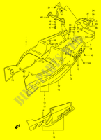 CARENAGES ARRIERE  (MODELE M) pour Suzuki GSX-R 400 1991