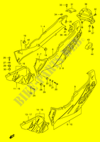 CARENAGES ARRIERE  (MODELE P) pour Suzuki GSX-R 1100 1994