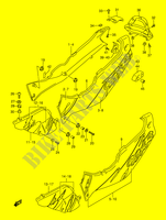CARENAGES ARRIERE  (MODELE P) pour Suzuki GSX-R 1100 1995