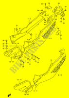 CARENAGES ARRIERE  (MODELE R) pour Suzuki GSX-R 1100 1997