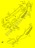 CARENAGES ARRIERE  (MODELE R) pour Suzuki GSX-R 1100 1998