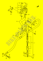 MAITRE CYLINDRE ARRIERE (MODELE P) pour Suzuki BANDIT-N 400 1991