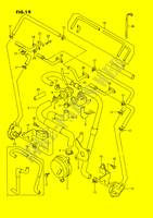 SYSTÈME DE RECYCLAGE GAZ D'ECHAPPEMENT (E18,E39) pour Suzuki GSX-R 750 1995