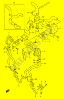 SYSTÈME DE RECYCLAGE GAZ D'ECHAPPEMENT (GSF1200ST/SV/SW/SX/SY E18) pour Suzuki BANDIT 1200 1997