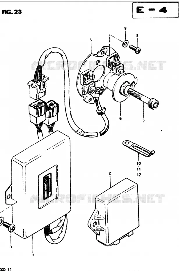 ALTERNATEUR Suzuki MOTO 850 GS 1983  GS850GD(E1)