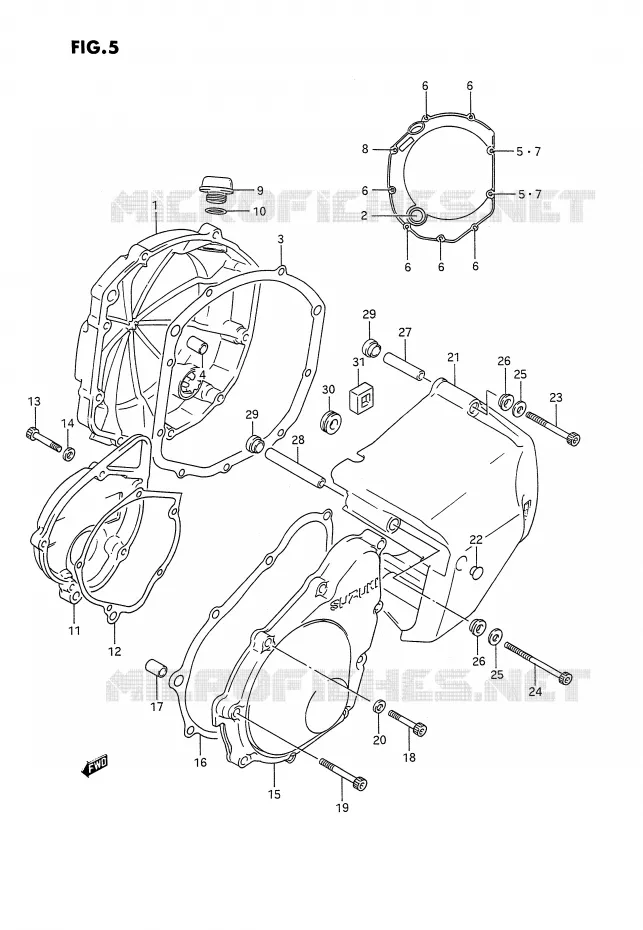 CARTER Suzuki MOTO 1100 GSX-G 1994  GSX1100GR(E2)