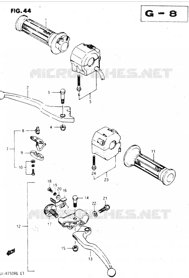 COMMODOS Suzuki MOTO 750 GSX-R 1986  GSX-R750RG