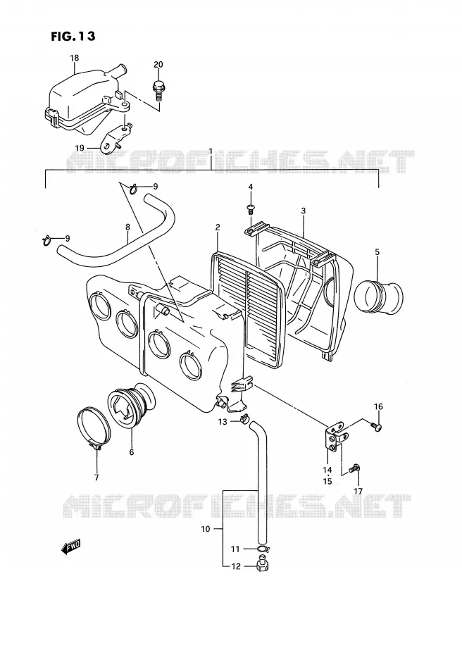 FILTRE A AIR Suzuki MOTO 750 GSX-R 1992  GSX-R750WN(E2)
