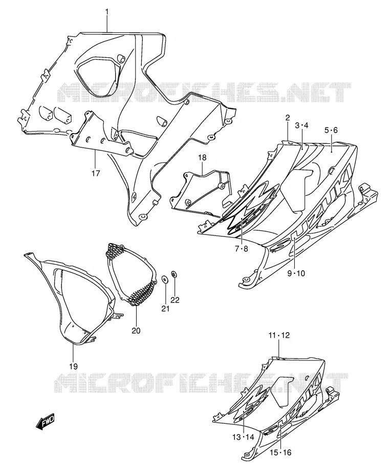 SABOT (MODELE K3) Suzuki MOTO 1000 GSX-R 2003  GSX-R1000K3(E2)