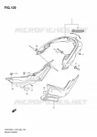 GARDE BOUE ARRIERE (VZR1800L1 E28) pour Suzuki INTRUDER 1800 2011