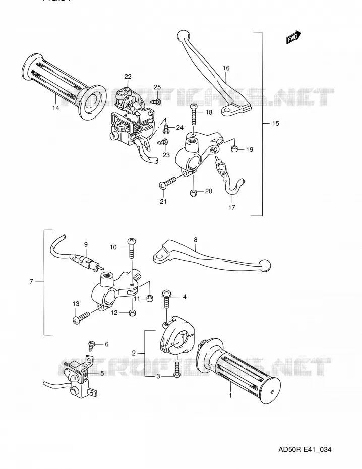 COMMODOS Suzuki SCOOTER 60 AD 1994  AD60R