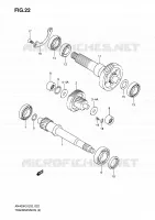 TRANSMISSION (2) pour Suzuki BURGMAN 400 2003
